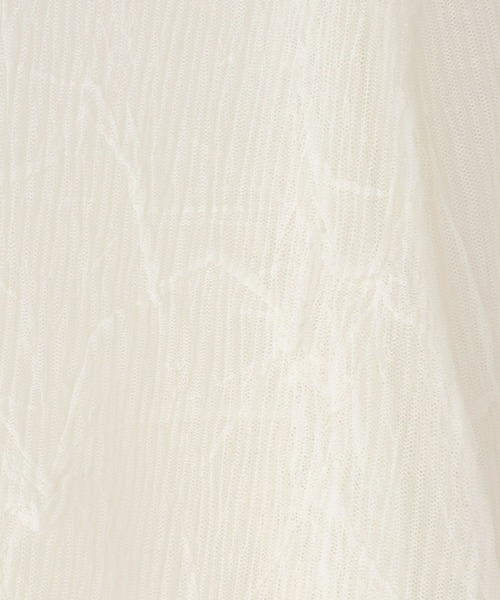 LOWRYS FARM（ローリーズファーム）の「シアープリーツＬＳ 661135（Tシャツ/カットソー・レディース・アイボリー/イエロー/ブラック・FREE）」の8枚目の写真