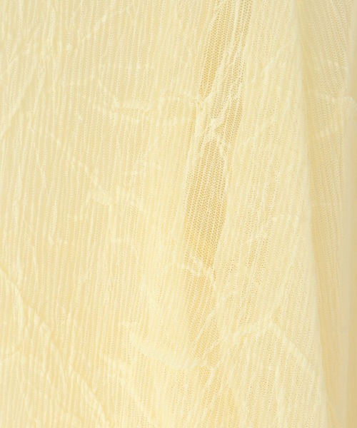 LOWRYS FARM（ローリーズファーム）の「シアープリーツＬＳ 661135（Tシャツ/カットソー・レディース・アイボリー/イエロー/ブラック・FREE）」の9枚目の写真