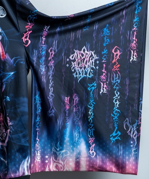 BACKSTAGE PASS(バックステージパス)の「GEISHA-SATORI(ゲイシャ-サトリ)キモノスリーブ ジップアップ パーカー(パーカー・メンズ・ブラック・FREE)」の10枚目の写真