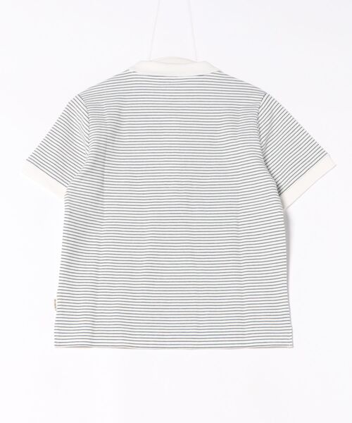 BILLABONG(ビラボン)の「BILLABONG/ビラボン レディース ポロシャツ STRIPED RIB POLO SHIRT BG013301(ポロシャツ・レディース・ブラック/ホワイト・M/L)」の8枚目の写真