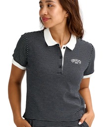 BILLABONG/ビラボン レディース ポロシャツ STRIPED RIB POLO SHIRT BG013301
