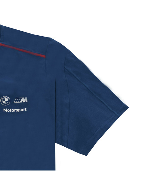PUMA(プーマ)の「PUMA プーマ メンズ BMW MMS スポーツウェア MT7 半袖 Tシャツ(Tシャツ/カットソー・メンズ・ブルー系その他/ブラック・X-LARGE/SMALL/X-SMALL/MEDIUM/LARGE)」の4枚目の写真