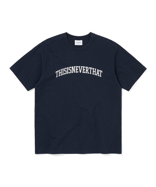 thisisneverthat(ディスイズネバーザット)の「Arch-Logo Tee(Tシャツ/カットソー・メンズ・ヘザーグレー/グリーン/ホワイト/ネイビー・L/M/S/XL)」の1枚目の写真