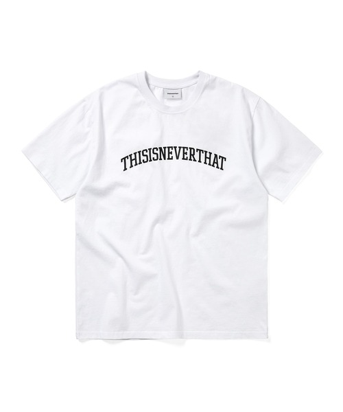 thisisneverthat(ディスイズネバーザット)の「Arch-Logo Tee(Tシャツ/カットソー・メンズ・ヘザーグレー/グリーン/ホワイト/ネイビー・L/M/S/XL)」の2枚目の写真