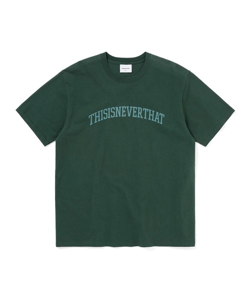 thisisneverthat(ディスイズネバーザット)の「Arch-Logo Tee(Tシャツ/カットソー・メンズ・ヘザーグレー/グリーン/ホワイト/ネイビー・L/M/S/XL)」の4枚目の写真