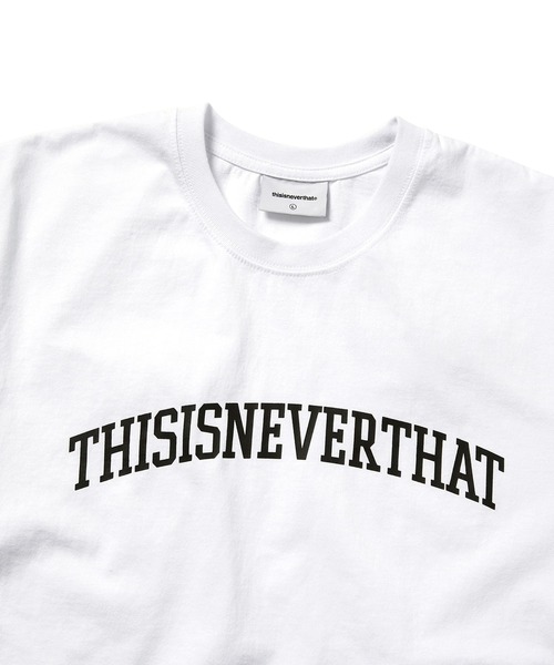 thisisneverthat(ディスイズネバーザット)の「Arch-Logo Tee(Tシャツ/カットソー・メンズ・ヘザーグレー/グリーン/ホワイト/ネイビー・L/M/S/XL)」の5枚目の写真