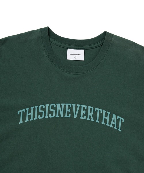 thisisneverthat(ディスイズネバーザット)の「Arch-Logo Tee(Tシャツ/カットソー・メンズ・ヘザーグレー/グリーン/ホワイト/ネイビー・L/M/S/XL)」の9枚目の写真