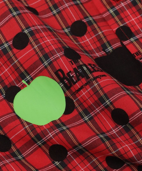 THE BEATLES COMME des GARCONS（ザ ビートルズ コムデギャルソン）の「THE BEATLES CdG APPLE PRINTED TARTAN CHECK LONG SLEEVE SHIRT RED（シャツ/ブラウス・メンズ・レッド・XS）」の7枚目の写真