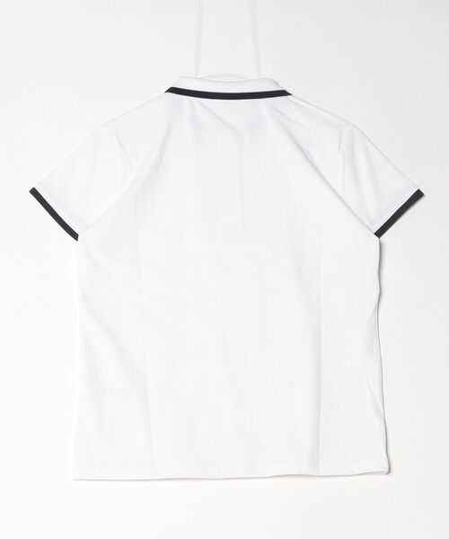le coq sportif（ルコックスポルティフ）の「ルコックスポルティフ  ヘランカ半袖ポロシャツ（ポロシャツ・レディース・ホワイト/ネイビー・M/L/XL）」の3枚目の写真