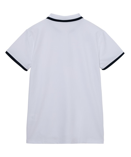 le coq sportif（ルコックスポルティフ）の「ルコックスポルティフ  ヘランカ半袖ポロシャツ（ポロシャツ・レディース・ホワイト/ネイビー・M/L/XL）」の7枚目の写真