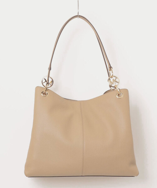 MICHAEL KORS（マイケルコース）の「CHRISTINA ぺブル レザー ショルダー ラージ（ショルダーバッグ・レディース・キャメル・FREE）」の2枚目の写真