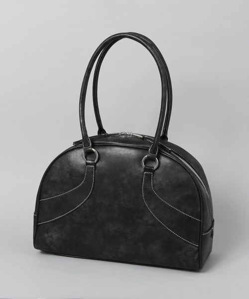 ajouter flow（アジューテフロー）の「【ajouter flow】synthetic leather boston bag（ボストンバッグ・メンズ・ブラック・FREE）」の11枚目の写真