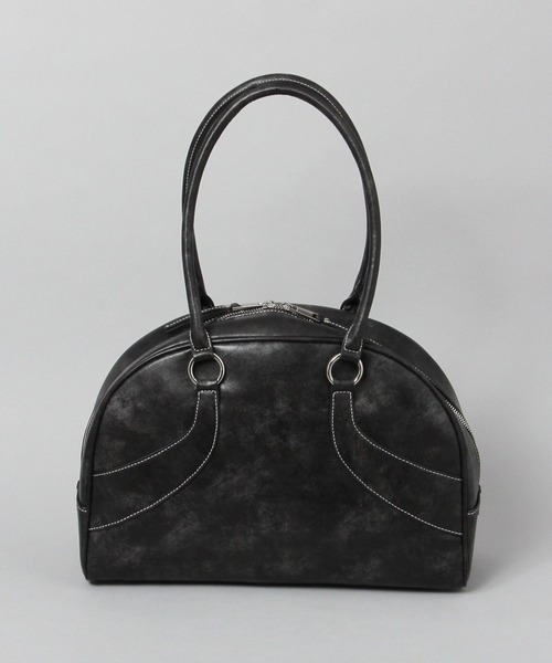 ajouter flow（アジューテフロー）の「【ajouter flow】synthetic leather boston bag（ボストンバッグ・メンズ・ブラック・FREE）」の13枚目の写真