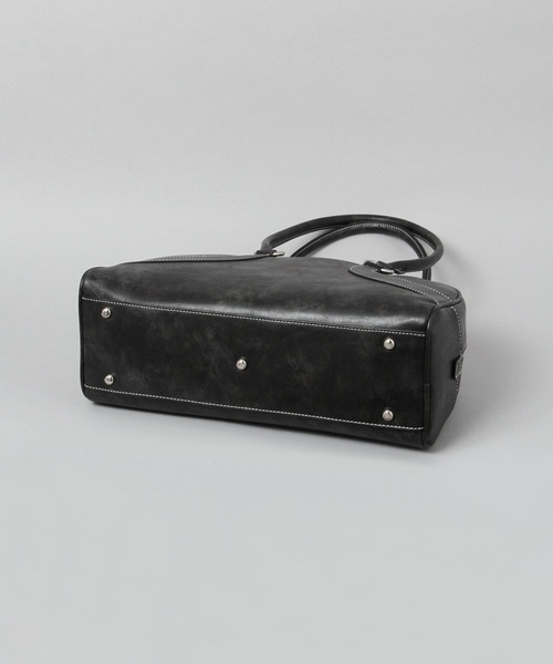 ajouter flow（アジューテフロー）の「【ajouter flow】synthetic leather boston bag（ボストンバッグ・メンズ・ブラック・FREE）」の14枚目の写真