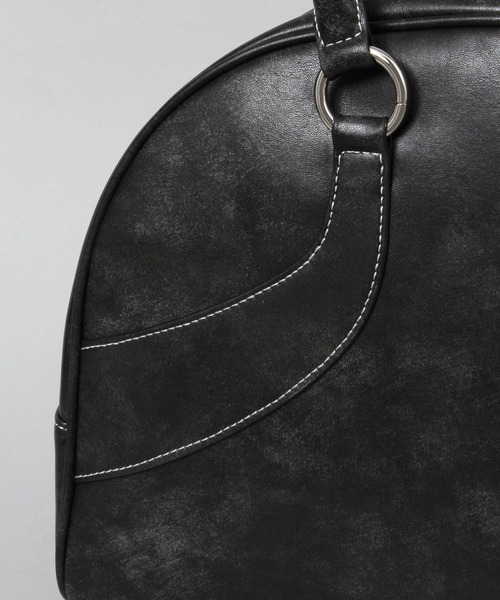 ajouter flow（アジューテフロー）の「【ajouter flow】synthetic leather boston bag（ボストンバッグ・メンズ・ブラック・FREE）」の17枚目の写真