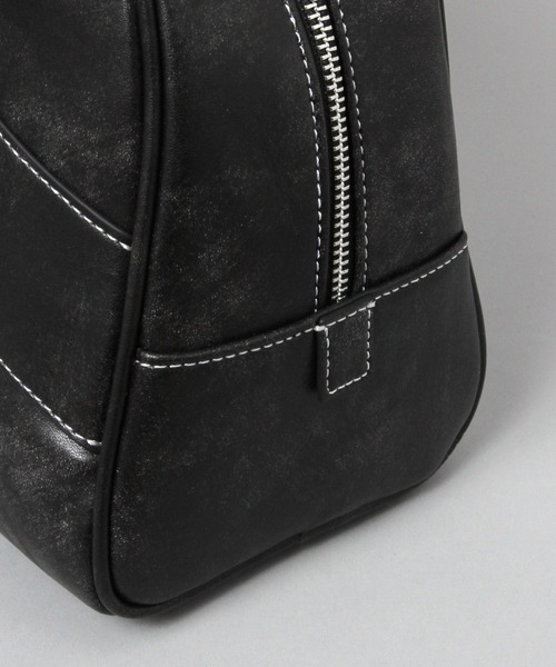 ajouter flow（アジューテフロー）の「【ajouter flow】synthetic leather boston bag（ボストンバッグ・メンズ・ブラック・FREE）」の18枚目の写真