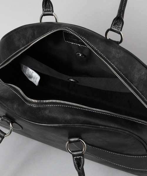 ajouter flow（アジューテフロー）の「【ajouter flow】synthetic leather boston bag（ボストンバッグ・メンズ・ブラック・FREE）」の20枚目の写真