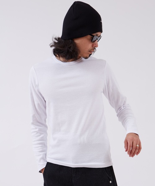 improves(インプローブス)の「スパンテレコ クルーネック 長袖Tシャツ(Tシャツ/カットソー・メンズ・ブラック/グレー/ホワイト・MEDIUM/LARGE/X-LARGE)」の4枚目の写真