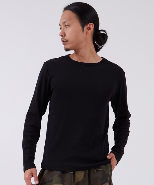 improves(インプローブス)の「スパンテレコ クルーネック 長袖Tシャツ(Tシャツ/カットソー・メンズ・ブラック/グレー/ホワイト・MEDIUM/LARGE/X-LARGE)」の8枚目の写真