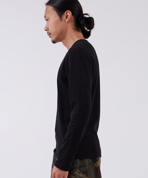 improves(インプローブス)の「スパンテレコ クルーネック 長袖Tシャツ(Tシャツ/カットソー・メンズ・ブラック/グレー/ホワイト・MEDIUM/LARGE/X-LARGE)」の9枚目の写真