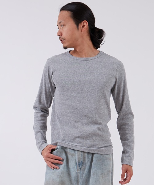 improves(インプローブス)の「スパンテレコ クルーネック 長袖Tシャツ(Tシャツ/カットソー・メンズ・ブラック/グレー/ホワイト・MEDIUM/LARGE/X-LARGE)」の12枚目の写真