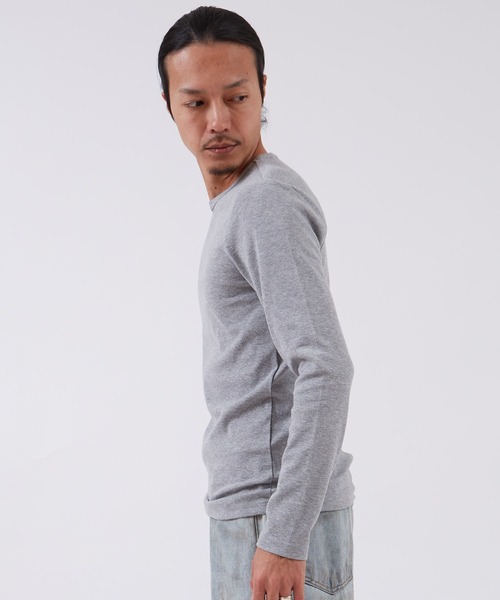 improves(インプローブス)の「スパンテレコ クルーネック 長袖Tシャツ(Tシャツ/カットソー・メンズ・ブラック/グレー/ホワイト・MEDIUM/LARGE/X-LARGE)」の13枚目の写真