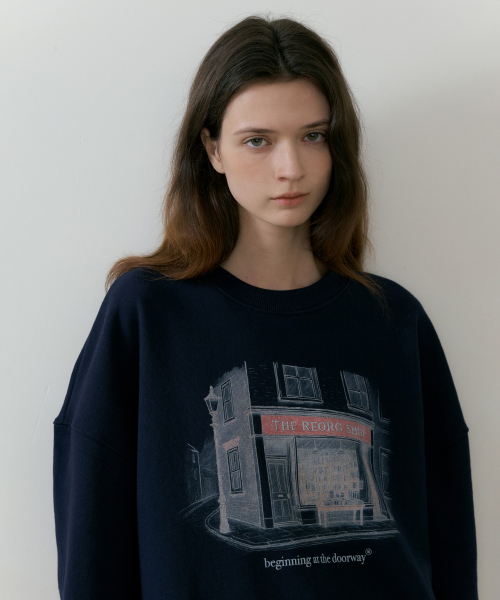 REORG（リオルグ）の「BATD SWEATSHIRTS NAVY（スウェット・レディース・その他・MEDIUM/LARGE）」の4枚目の写真