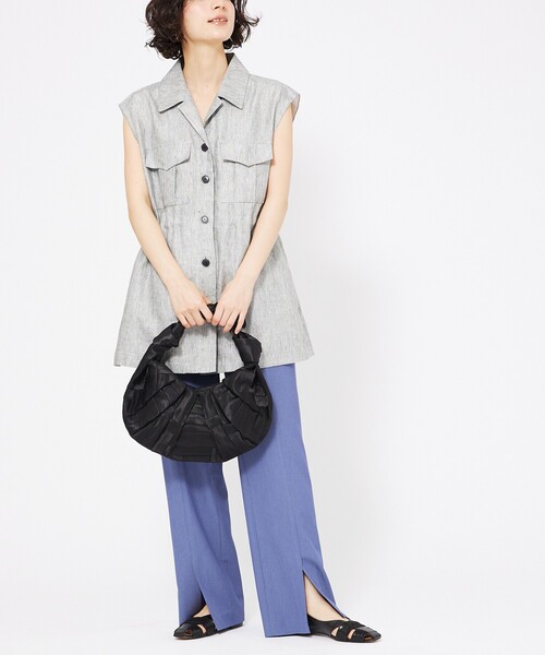 Au BANNISTER（オゥバニスター）の「【ロングセラー】グルカモチーフフラットパンプス（パンプス・レディース・ブラック/アイボリー/シルバー・40/38/39/37/36）」の16枚目の写真