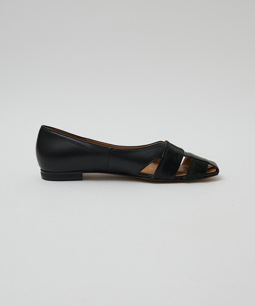 Au BANNISTER（オゥバニスター）の「【ロングセラー】グルカモチーフフラットパンプス（パンプス・レディース・ブラック/アイボリー/シルバー・40/38/39/37/36）」の22枚目の写真