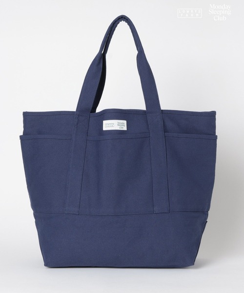 LOWRYS FARM(ローリーズファーム)の「Monday Sleeping Club トートバック 661516(トートバッグ・レディース・ホワイト/ネイビー・FREE)」の8枚目の写真
