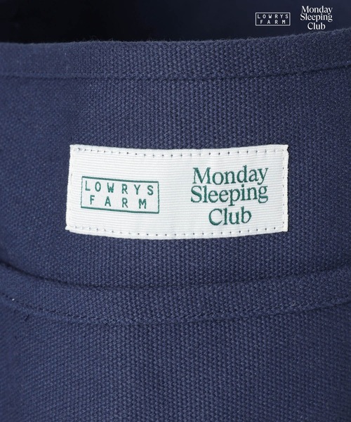 LOWRYS FARM(ローリーズファーム)の「Monday Sleeping Club トートバック 661516(トートバッグ・レディース・ホワイト/ネイビー・FREE)」の9枚目の写真