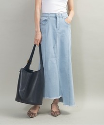 lodie（ロディ）の「デニムタイト イレギュラーロングスカート（デニムスカート）」