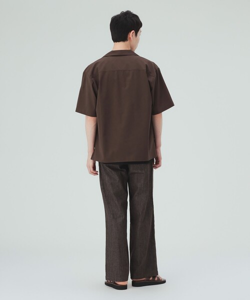 BEAMS HEART(ビームスハート)の「デニムライク ツイル 2タック ワイドストレートパンツ(その他パンツ・メンズ・ネイビー/ブラウン・SMALL/MEDIUM/LARGE)」の13枚目の写真