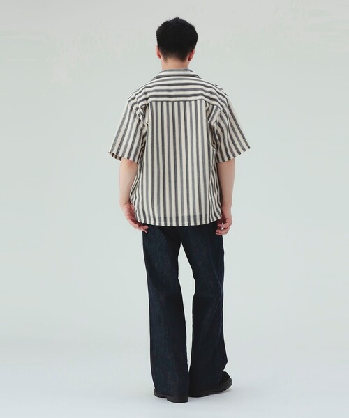 BEAMS HEART(ビームスハート)の「デニムライク ツイル 2タック ワイドストレートパンツ(その他パンツ・メンズ・ネイビー/ブラウン・SMALL/MEDIUM/LARGE)」の21枚目の写真