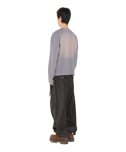 AAKAM（アーカム）の「Button Lettering Long Sleeve (Brown)（Tシャツ/カットソー・レディース・その他・1/2）」の13枚目の写真