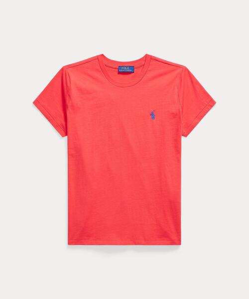 POLO RALPH LAUREN（ポロ ラルフ ローレン）の「クラシック フィット コットン ジャージー クルーネック Tシャツ（Tシャツ/カットソー・レディース・レッド・S/M）」の6枚目の写真