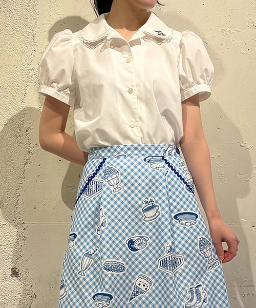 MILK(ミルク)の「Sweet DINER ブラウス(シャツ/ブラウス・レディース・C/A/B・FREE)」の2枚目の写真
