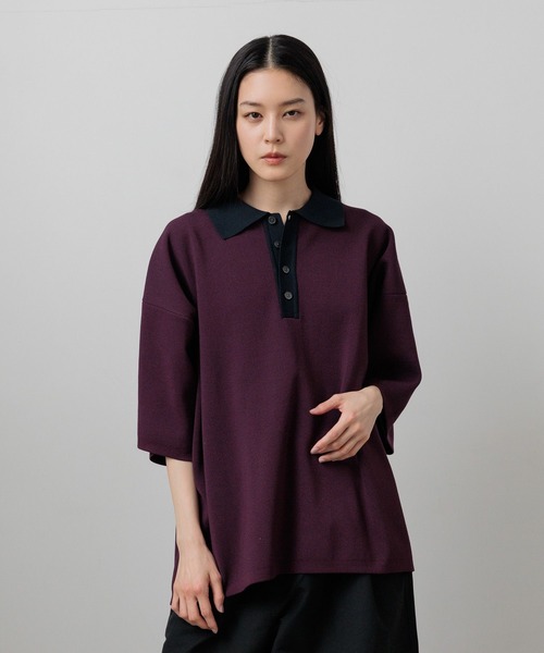 LOWRYS FARM(ローリーズファーム)の「【LFM(U)】14GハーフミラノポロSS 676295/接触冷感(Tシャツ/カットソー・メンズ・その他/グレー/ブラウン/ネイビー・LARGE/MEDIUM)」の15枚目の写真