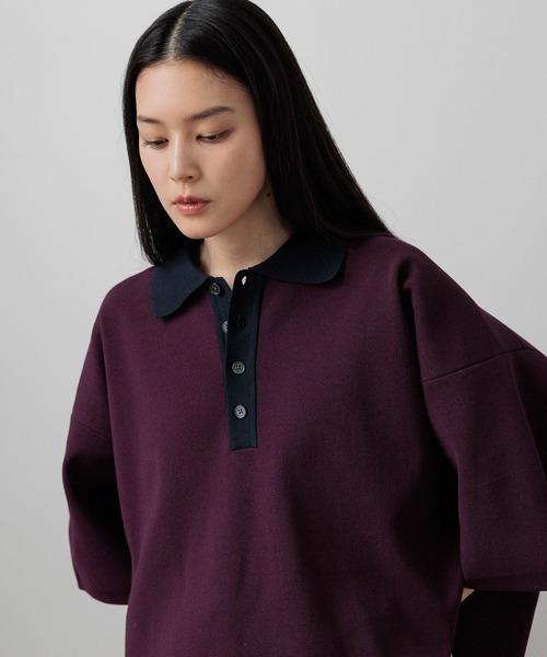 LOWRYS FARM(ローリーズファーム)の「【LFM(U)】14GハーフミラノポロSS 676295/接触冷感(Tシャツ/カットソー・メンズ・その他/グレー/ブラウン/ネイビー・LARGE/MEDIUM)」の16枚目の写真