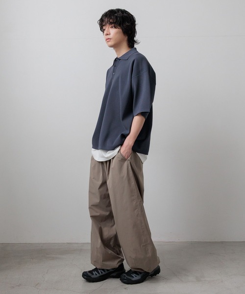 LOWRYS FARM(ローリーズファーム)の「【LFM(U)】14GハーフミラノポロSS 676295/接触冷感(Tシャツ/カットソー・メンズ・その他/グレー/ブラウン/ネイビー・LARGE/MEDIUM)」の17枚目の写真