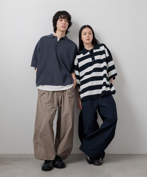 LOWRYS FARM(ローリーズファーム)の「【LFM(U)】14GハーフミラノポロSS 676295/接触冷感(Tシャツ/カットソー・メンズ・その他/グレー/ブラウン/ネイビー・LARGE/MEDIUM)」の21枚目の写真