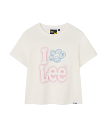 [ワキウィリー x Lee] ウィメンズ アイリリリ クロップ 半袖Tシャツ ホワイト