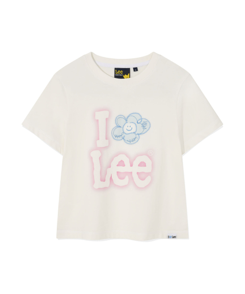 Wacky WiLLy（ワッキーウィリー）の「[ワキウィリー x Lee] ウィメンズ アイリリリ クロップ 半袖Tシャツ ホワイト（Tシャツ/カットソー・レディース・その他・SMALL/MEDIUM）」の2枚目の写真
