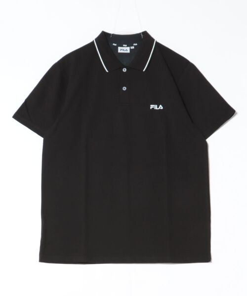 FILA（フィラ）の「《FILA》S/S POLO SHIRT（ポロシャツ・メンズ・ブラック/ネイビー/ホワイト・LL/M/L）」の2枚目の写真