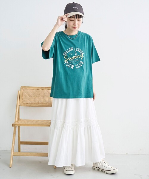 coen(コーエン)の「SUNNYロゴアソートプリントTシャツ(Tシャツ/カットソー・レディース・オフホワイト/ダークグレー/ケリーグリーン・M/L)」の14枚目の写真