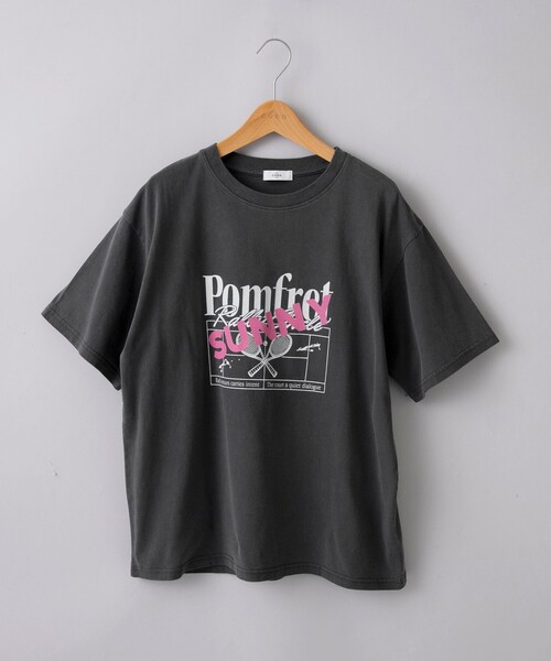 coen(コーエン)の「SUNNYロゴアソートプリントTシャツ(Tシャツ/カットソー・レディース・オフホワイト/ダークグレー/ケリーグリーン・M/L)」の6枚目の写真