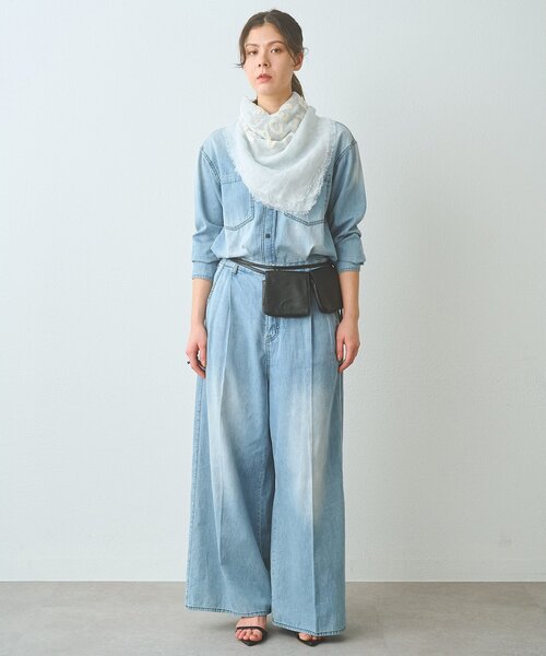 Whim Gazette（ウィムガゼット）の「【THE BAAT】MINI BAG（ボディバッグ/ウエストポーチ・レディース・ブラウン/ブラック/アイボリー・FREE）」の9枚目の写真