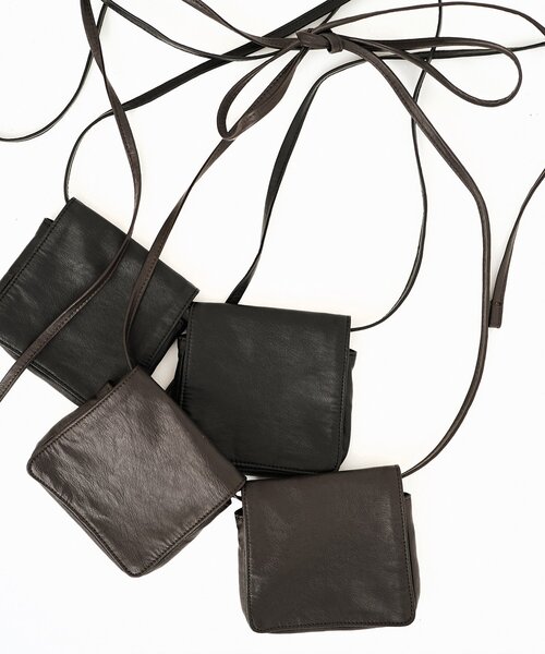 Whim Gazette（ウィムガゼット）の「【THE BAAT】MINI BAG（ボディバッグ/ウエストポーチ・レディース・ブラウン/ブラック/アイボリー・FREE）」の13枚目の写真