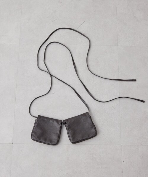 Whim Gazette（ウィムガゼット）の「【THE BAAT】MINI BAG（ボディバッグ/ウエストポーチ・レディース・ブラウン/ブラック/アイボリー・FREE）」の18枚目の写真