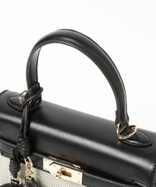 Andemiu（アンデミュウ）の「キャンバズフラップバッグ656272（トートバッグ・レディース・ブラック/ブラウン・FREE）」の10枚目の写真